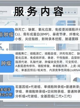 生信分析生物转录组服务2-8geo数据挖掘单细胞测序分析网络药理