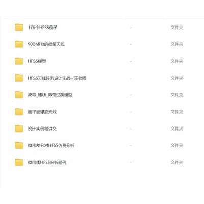Ansys HFSS 天线仿真电子仿真资料