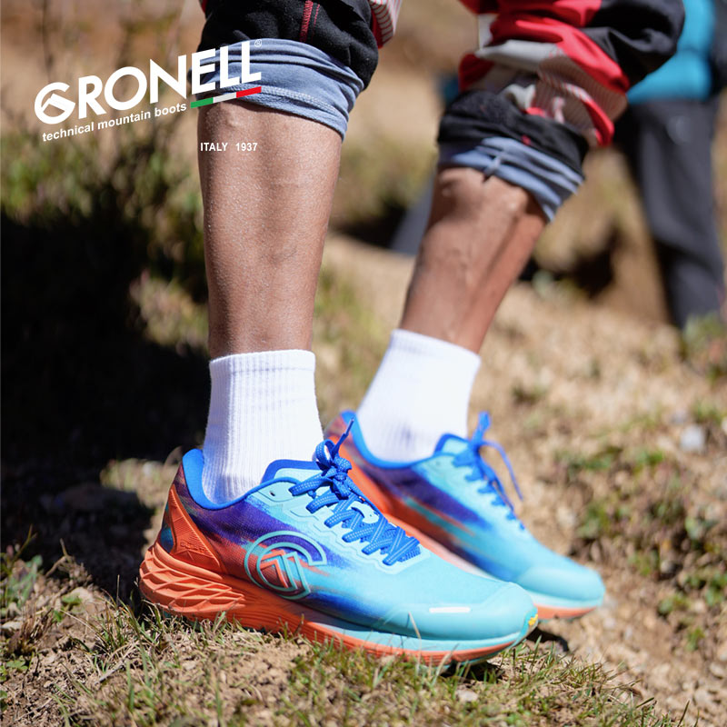 GRONELL/戈尼尔越野跑鞋男防滑运动鞋秋冬耐磨V底缓震女徒步登山