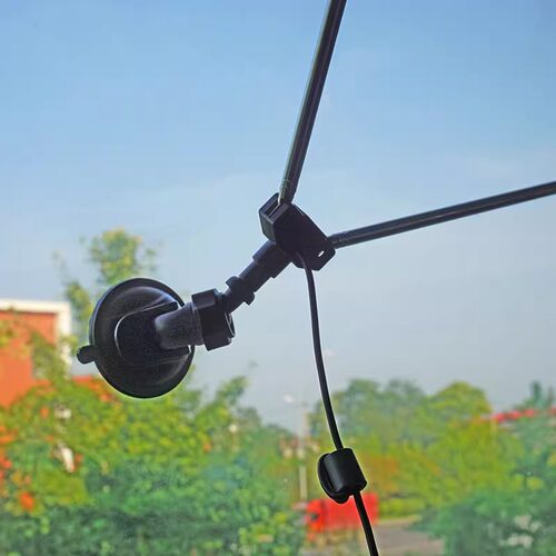 RTL-SDR天线/软件无线电接收机收音机FM双极羊角天线 HackRF RSP1