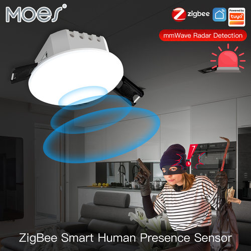 WiFi智能家居PIR人体感应app定时ZigBee人体运动存在智能传感