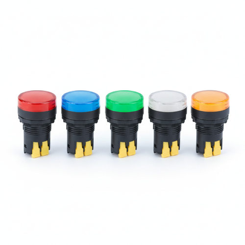 多色快接LED指示灯 防水IP65 电气设备信号灯 220V 12V AC/DC