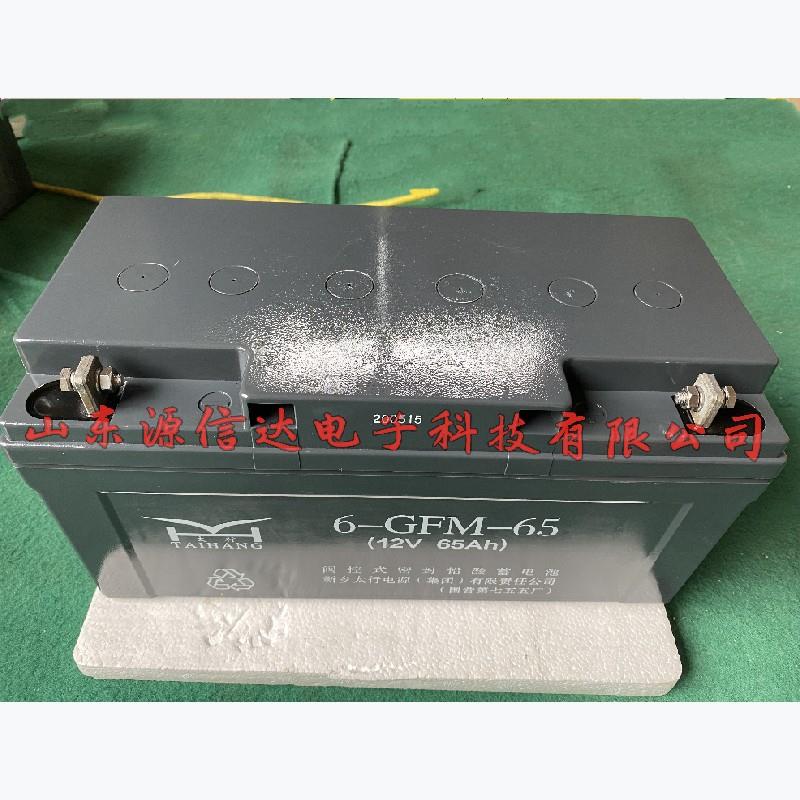 太行蓄电池6-GFM-65免维护12V65AH直流屏UPS/EPS电源质保三年
