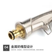 全金属电镀加长聚压水枪头家用自来水洗车刷车冲车喷头浇花园艺抢