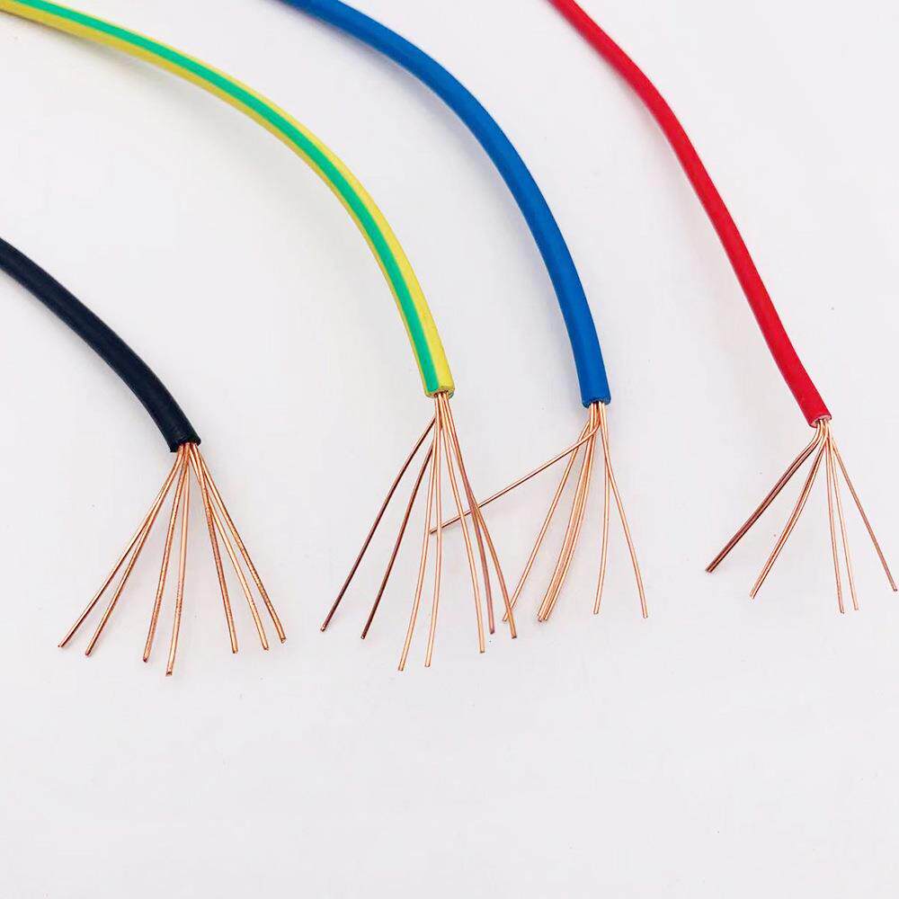 浙江厂家出口纯铜电源线 单芯硬线BV4平方家装家用电线电缆出口型