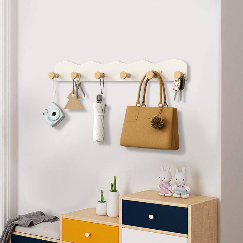 墙上挂钩置物架收纳挂钩壁挂免打孔挂包钥匙衣服帽粘钩排钩挂衣架