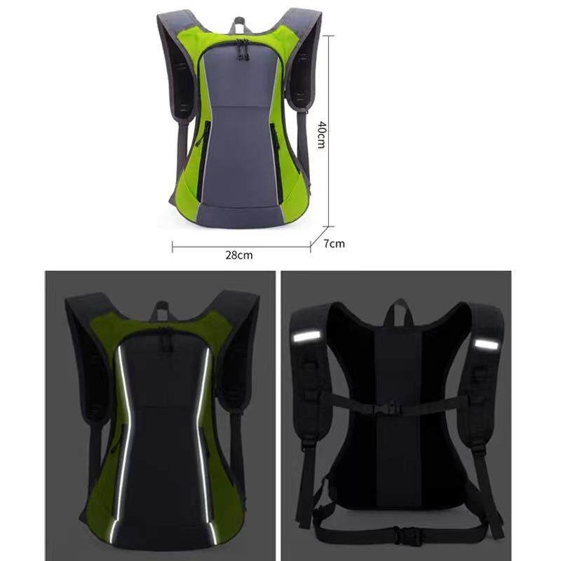 骑行LED发光背包 遥控转向灯背包 LED背包警示灯 LED 警示骑行包