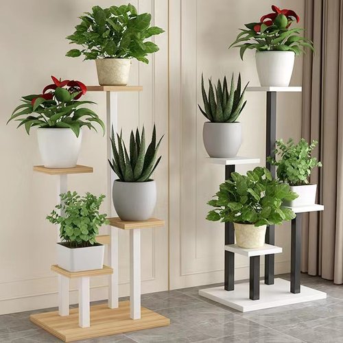 铁艺花架落地式客厅阳台花盆简约