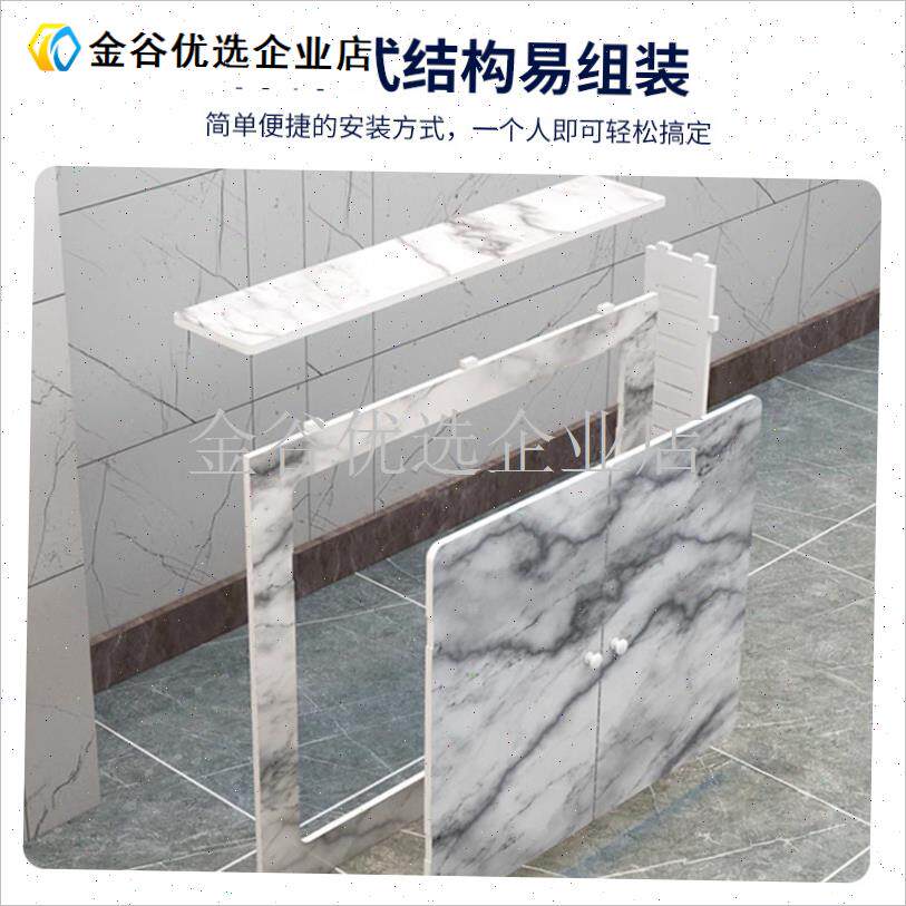 地暖分水器遮挡罩暖气片t遮丑柜厨房卫生间防水遮挡板阀门遮丑箱\