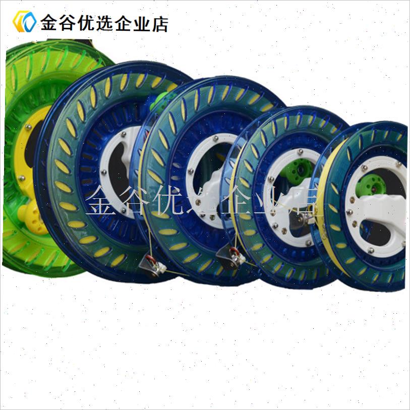 潍坊风筝轮子线轮空轮钓鱼海x钓船钓轮盘M风筝线轮手握线盘折叠\