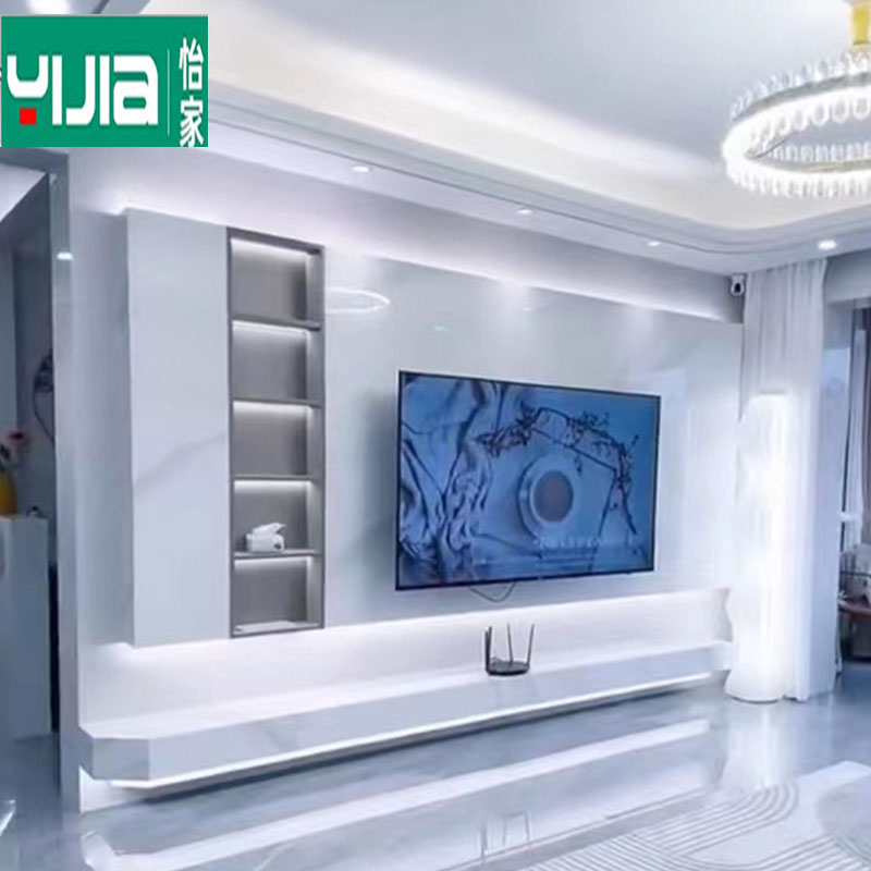 电视机电视背景墙岩板佛山客厅