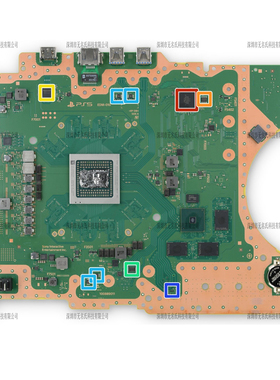 PS5主板控制器CXD90061GG 闪存W25Q16JV 驱动器TUSB1044 MN864739
