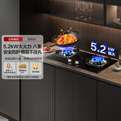 老板30B5X燃气灶双灶家用煤气炉天然气灶具大火力嵌入台式 小尺寸