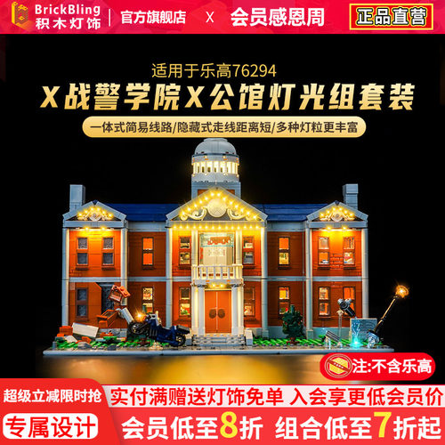 适用于乐高76294X战警灯光组