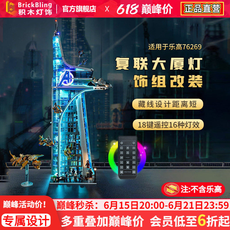适用于乐高复联大厦76269展示盒