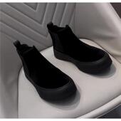 舒适 欧货高级感纯皮翻毛皮高腰鞋 男士 休闲帅气潮流时尚 3508秋冬季