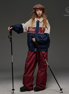 LMDSNOW【美式复古】新款单板双板滑雪服男女款防水防风专业保暖