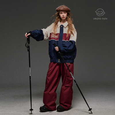 LMDSNOW【美式复古】新款单板双板滑雪服男女款防水防风专业保暖