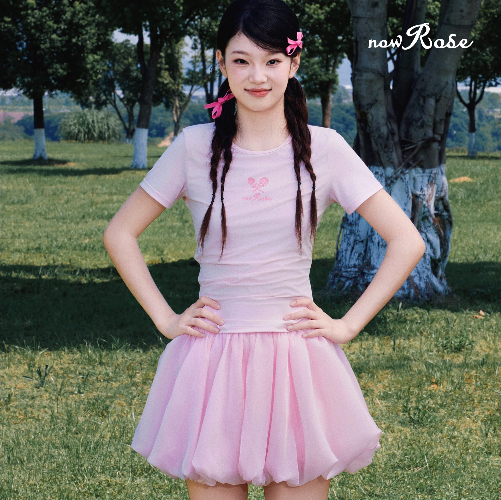 NowRose网球短裙高尔夫半裙夏