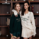 NowRose官方慵懒松弛感毛线衣运动套头针织学院风毛衣宽松高级感