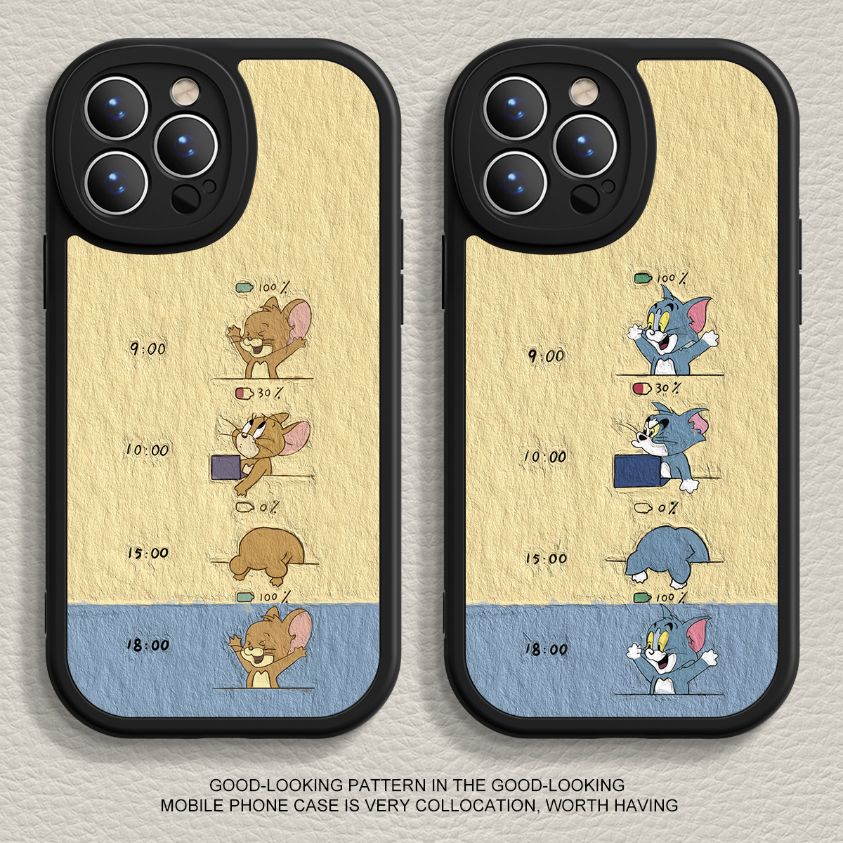 适用苹果17手机壳iPhone16promax新款12mini猫和老鼠14pro液态8plus7p硅胶xr卡通xsmax软x男14plus女6e保护套