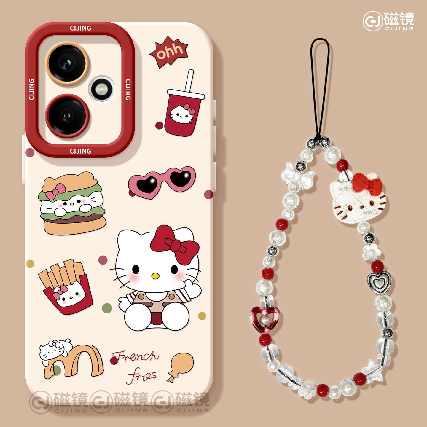 防摔卡通,可爱硅胶荣耀100手机壳