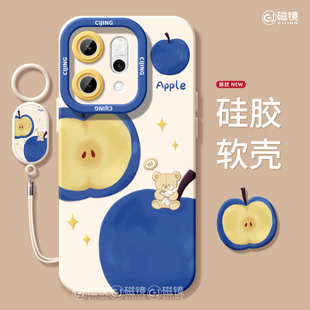 适用OPPOFINDX8手机壳reno14新款 天使眼K12简约苹果加ACE5液态97硅胶pro创意realme软GT6男neo3女ultra保护套