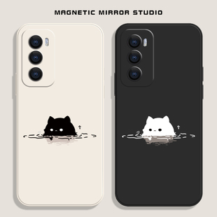 适用vivoiqooz9手机壳k11新款x200pro狗狗冒泡opporeno12液态findx8硅胶一加ace卡通neo9软12男s19女70保护套