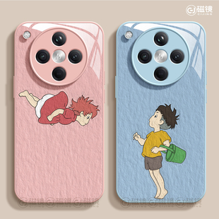 适用oppofindx8s手机壳findx7pro保护套硅胶ultra全包防摔x6por玻璃x5宗介波妞0pp0卡通x8pro新女款 硬外壳壳3