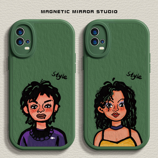 适用vivos19手机壳k11新款 opporeno12欧美情侣iqooz9液态findx7硅胶一加ace简约neo9软x100pro男12女80保护套