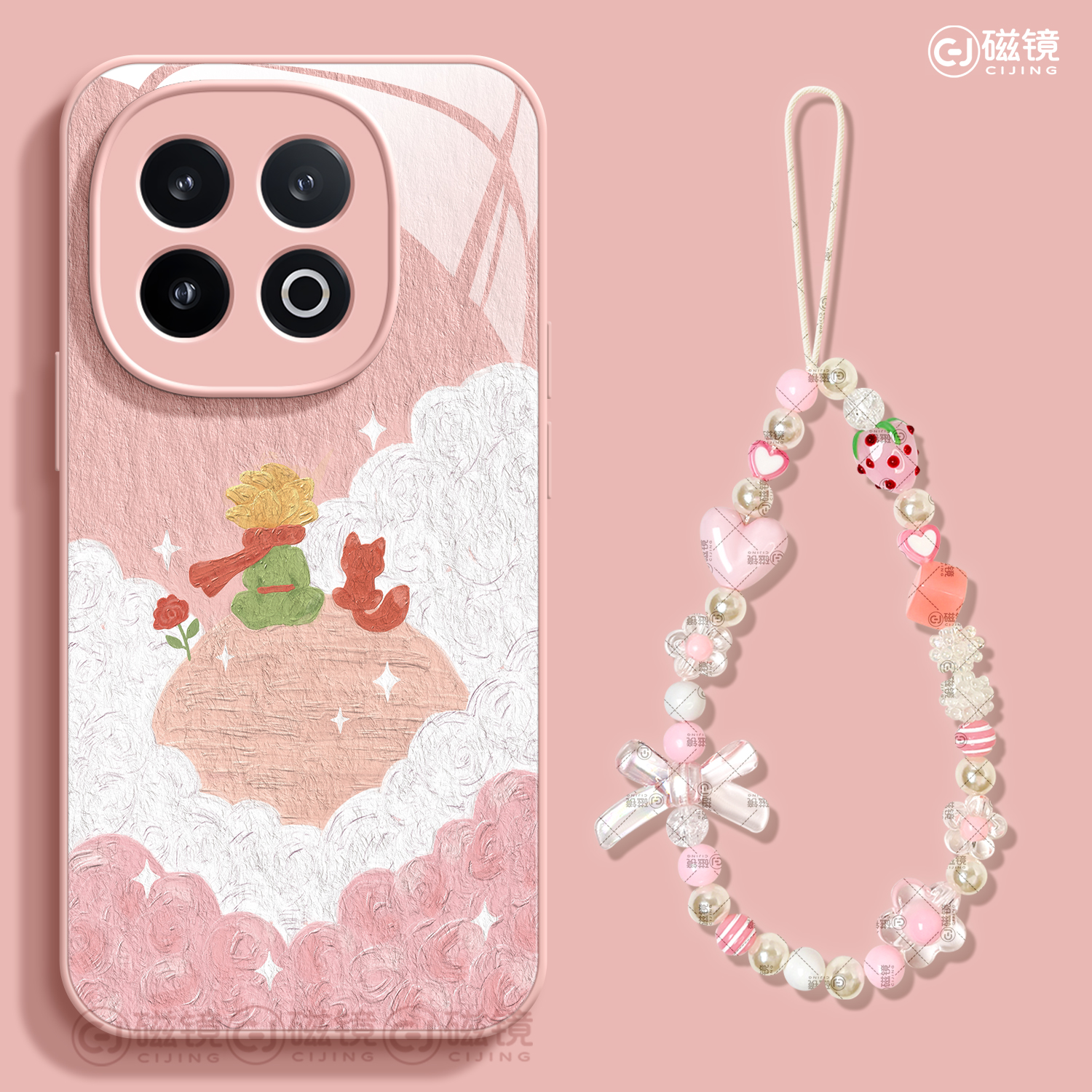 防滑卡通,可爱硅胶iqoo手机壳