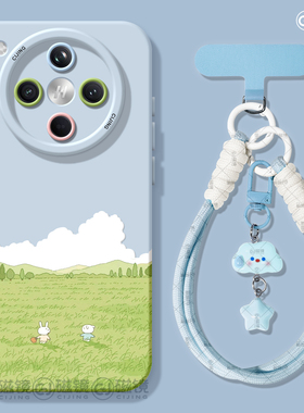 适用oppofindx9pro手机壳findx8s保护套硅胶ultra全包防摔x7por天使眼x5卡通0pp0草地兔子x6pro新女款软外壳3