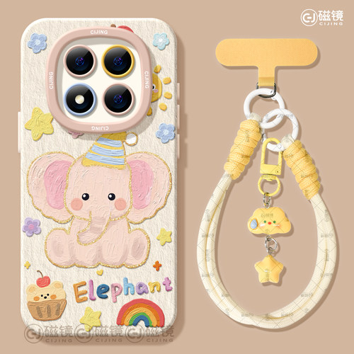 卡通,可爱硅胶红米note手机壳