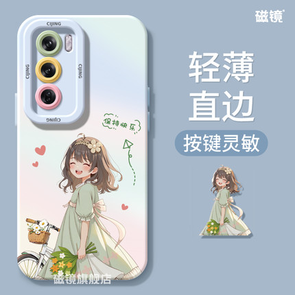 适用OPPOk12手机壳一1加13新款reno13pro快乐女孩findx8液态真我硅胶GT7/6简约ACE5软K10男A1女a57/a32保护套