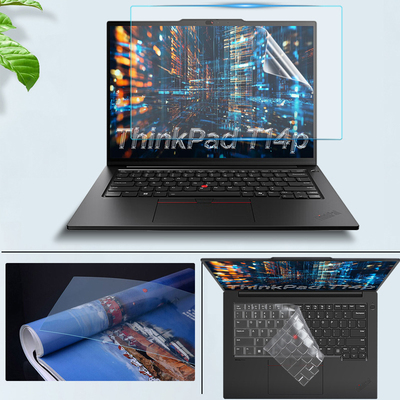 14.5寸联想ThinkPad T14p Gen 3 2025款防尘键盘膜E14 Gen 7超能版电脑屏幕保护膜T14/t14s防爆钢化膜防尘套