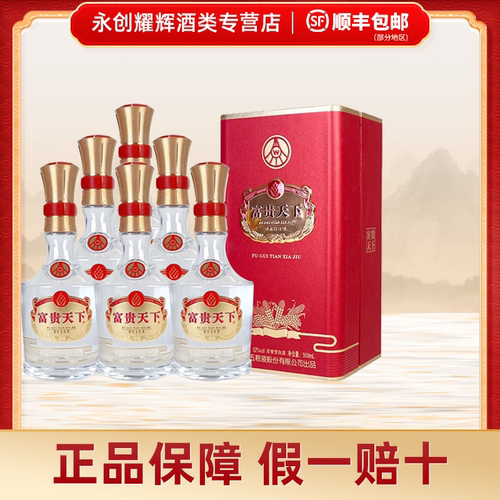 送礼袋五粮富贵天下礼盒酒2瓶