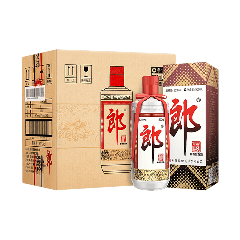 郎酒郎牌郎酒普郎酱香型白酒53度