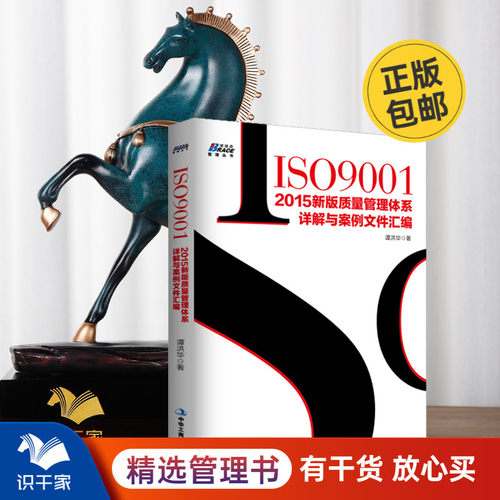 ISO9001-2015新版质量管理体系详解与案例文件汇编 质量标准管理体系审核员培训认证教程 管理内审员教材书籍（新版）