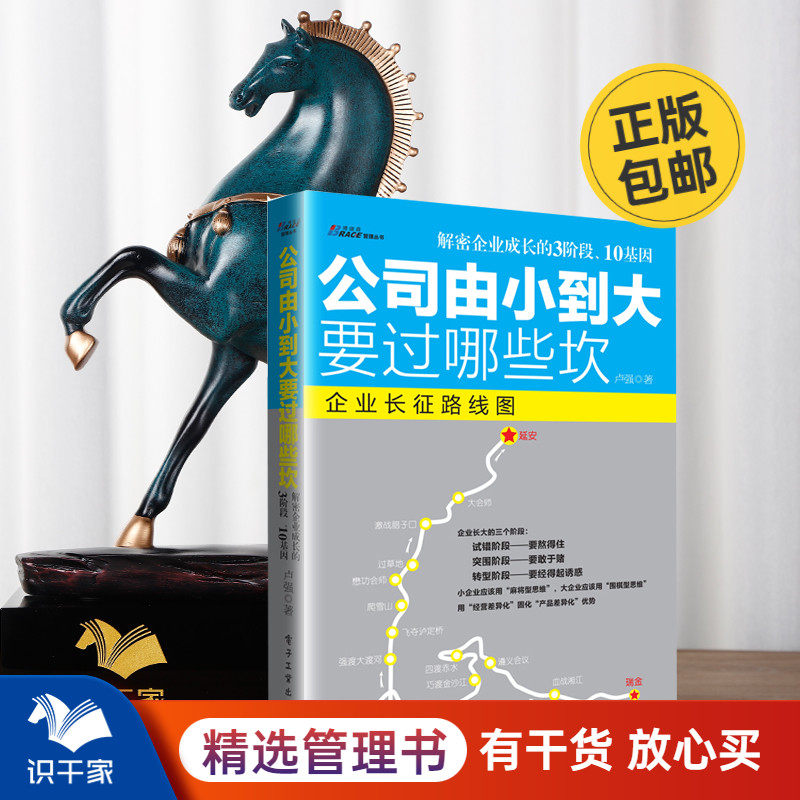 公司由小到大要过哪些坎儿解密创业企业成长经营3阶段 企业路线图企业经营管理书籍创业中小企业管理