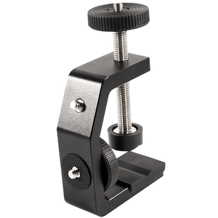 贝欣金属大号蟹钳夹多功能单反相机手机直播摄影配件固定夹具1/4微距云台支架桌面C型大力万向夹摄影棚配件