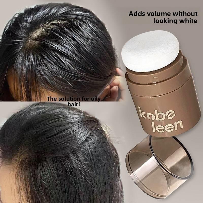 去油头蓬松的粉红色头发蓬松的高头骨人造刘海免洗控油干发粉便携