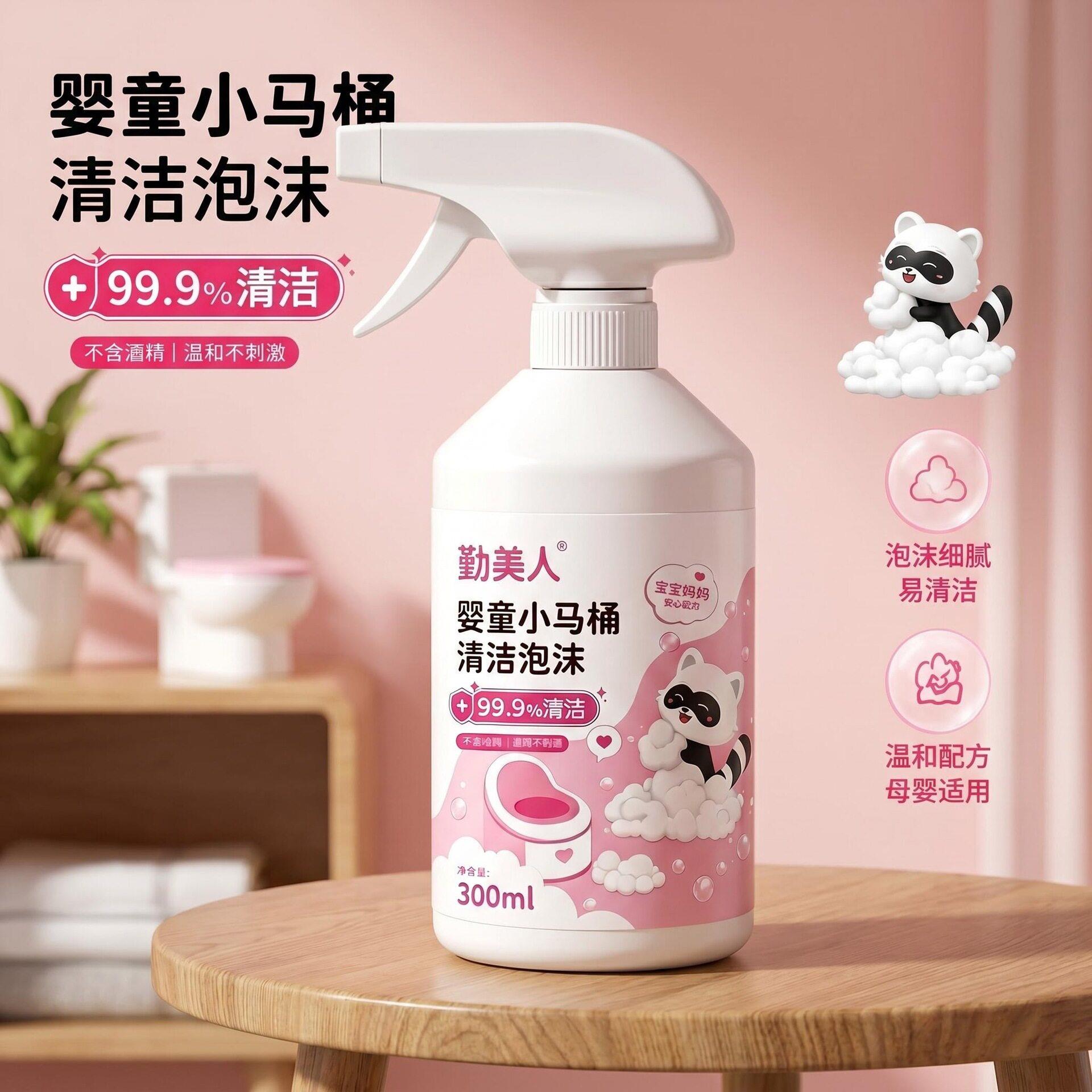 婴孩小马桶清洁泡沫婴儿马桶抑菌除垢去异味香氛儿童马桶清洁剂