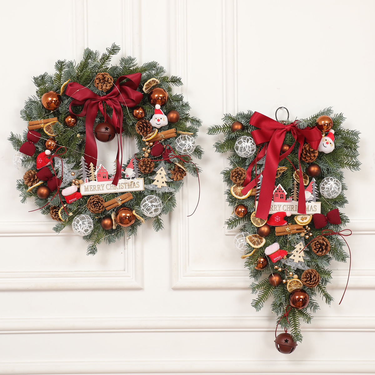 尹君俪新款韩版花环倒树门挂