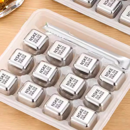 食品级316不锈钢冰块洋酒冰酒石