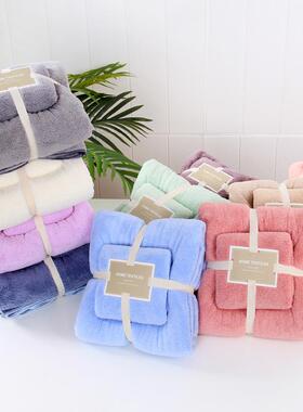 cotton bath towel set face hand washcloths towels hotel