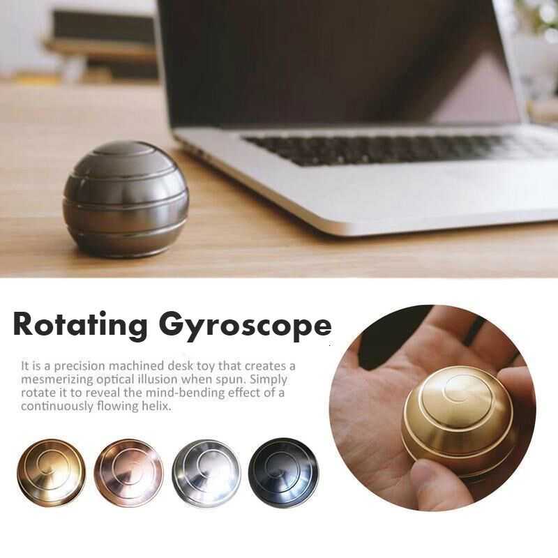 38/45/54mmDesktop Decompression Rotating Spherical Gyroscope
