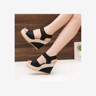 shoes summer Wedge High women sandal Platform heels shoe凉鞋