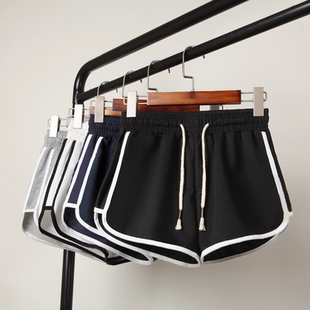 leg way wide 女 shorts运动宽松阔腿三分短裤 loose Sports three