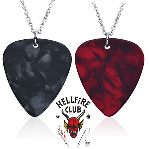 Horror Film Stranger Things Hellfire Club Necklace Eddie Mun