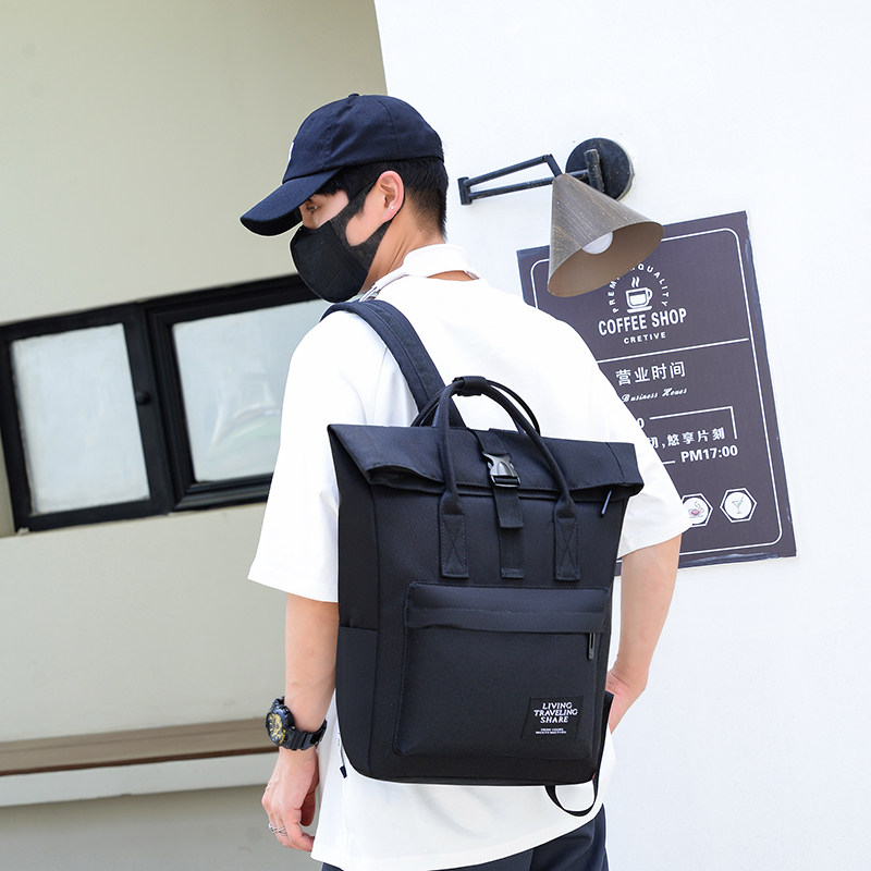 大容量15.6寸手提电脑双肩背包韩版新款ins大学生男女高中生书包